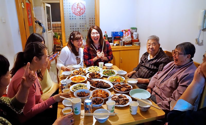 Alojamiento escuela de chino Mandarin House Shanghai: Familia china