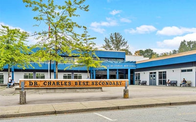 Colegio público Dr. Charles Best Secondary School en Coquitlam, British Columbia