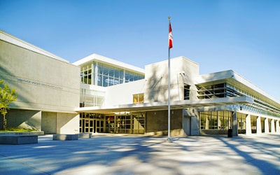 Colegio público Heritage Woods Secondary School en Port Moody, British Columbia