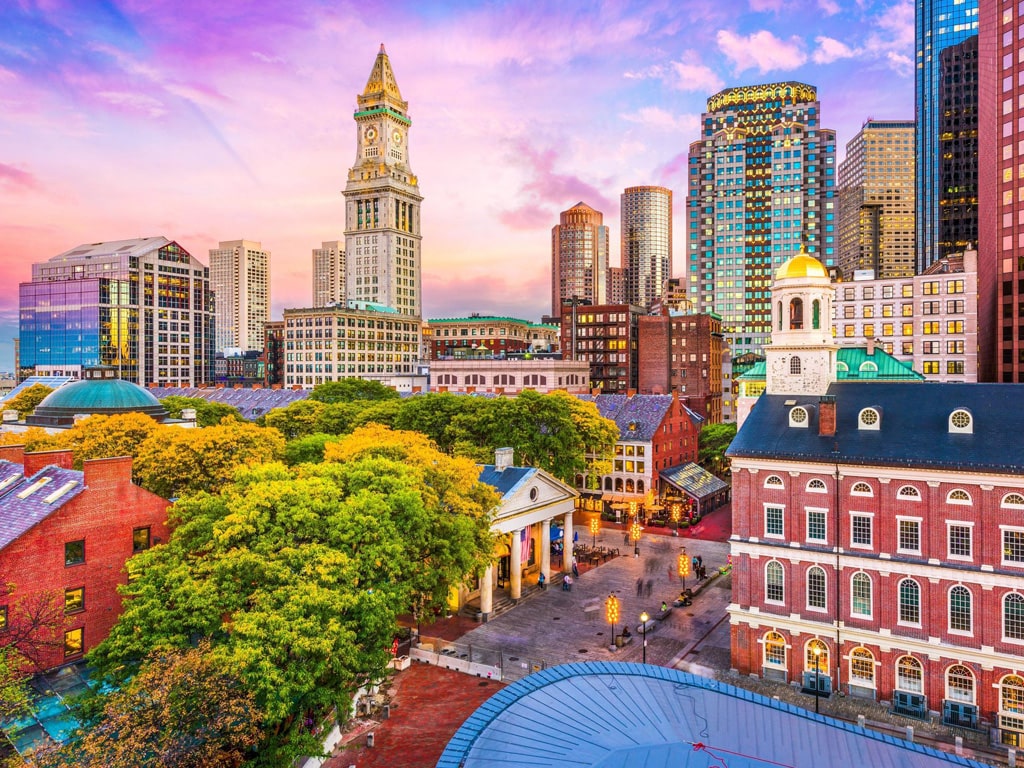 Destino del campamento de verano en Boston para jóvenes