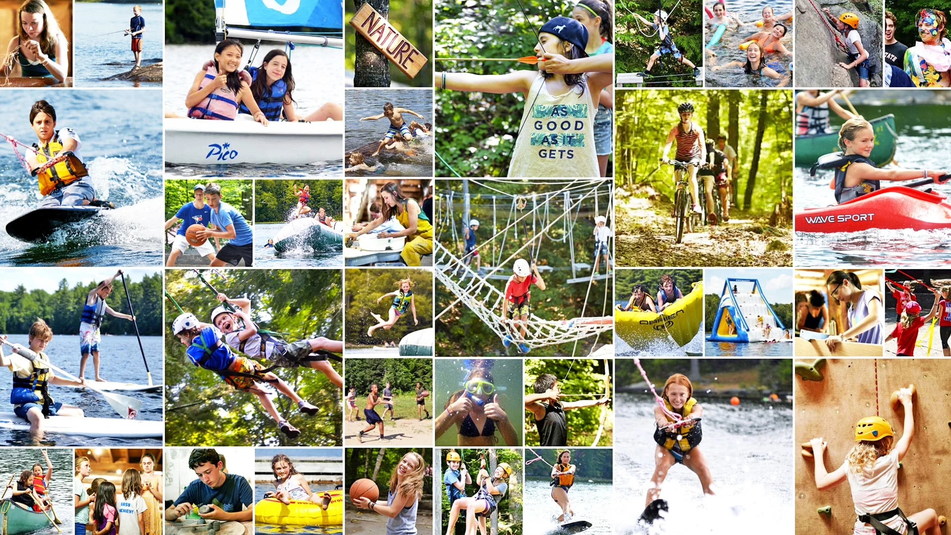 Campamento de verano multiaventura en Canadá