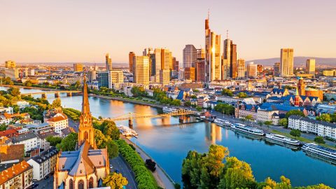 Campamento de verano en Frankfurt, Alemania