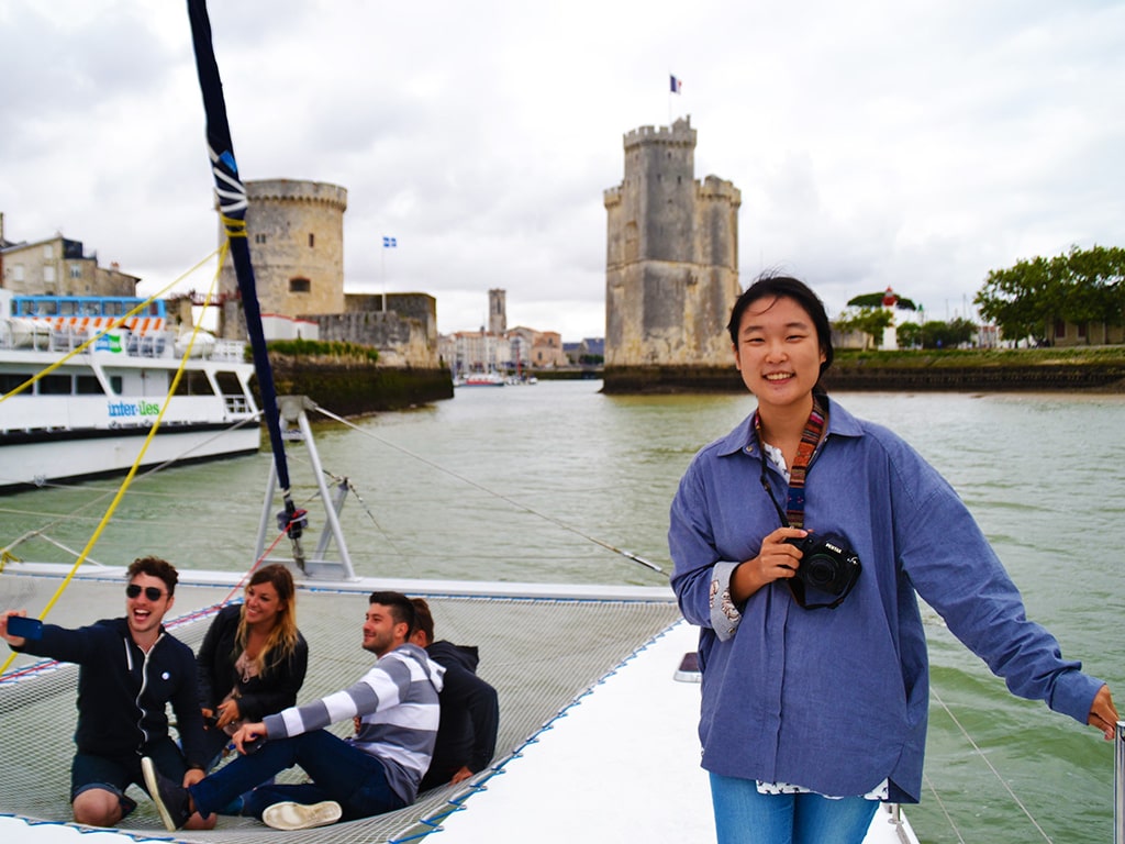 Campamento de verano de francés y catamarán o windsurf en La Rochelle, Francia 18